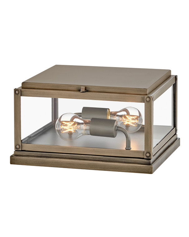 Hinkley Lighting Max Small Pier Mount Lantern Burnished Bronze Low Voltage Bulb(s) Included  28858BU-LV