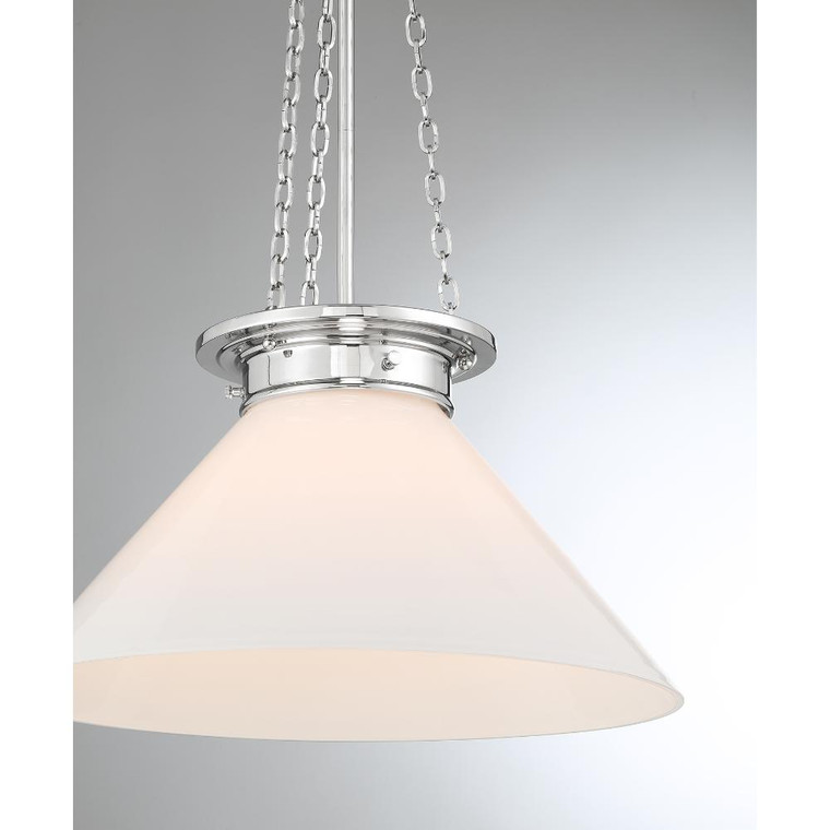 Savoy House Myers 1-Light Pendant in Polished Nickel 7-1011-1-109