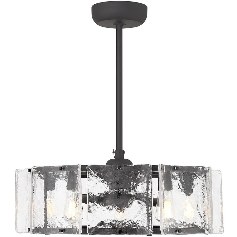 Savoy House Genry 5-Light LED Fan D'Lier in Matte Black 27-FD-8201-89
