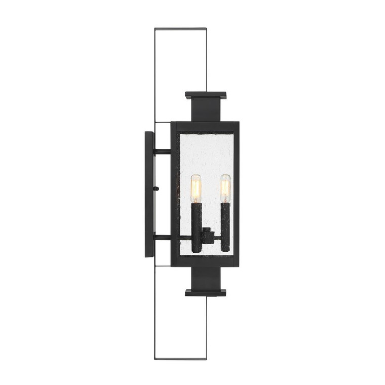 Savoy House Ascott 3-Light Outdoor Wall Lantern in Matte Black 5-829-BK