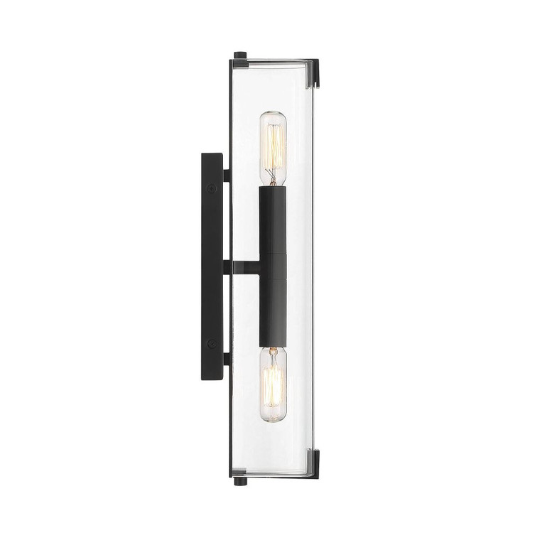Savoy House Winfield 2-Light Wall Sconce in Matte Black 9-9771-2-89