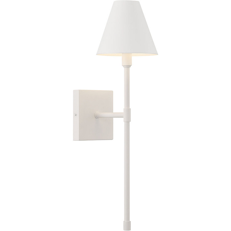 Savoy House Jefferson 1-Light Wall Sconce in Bisque White 9-5201-1-83