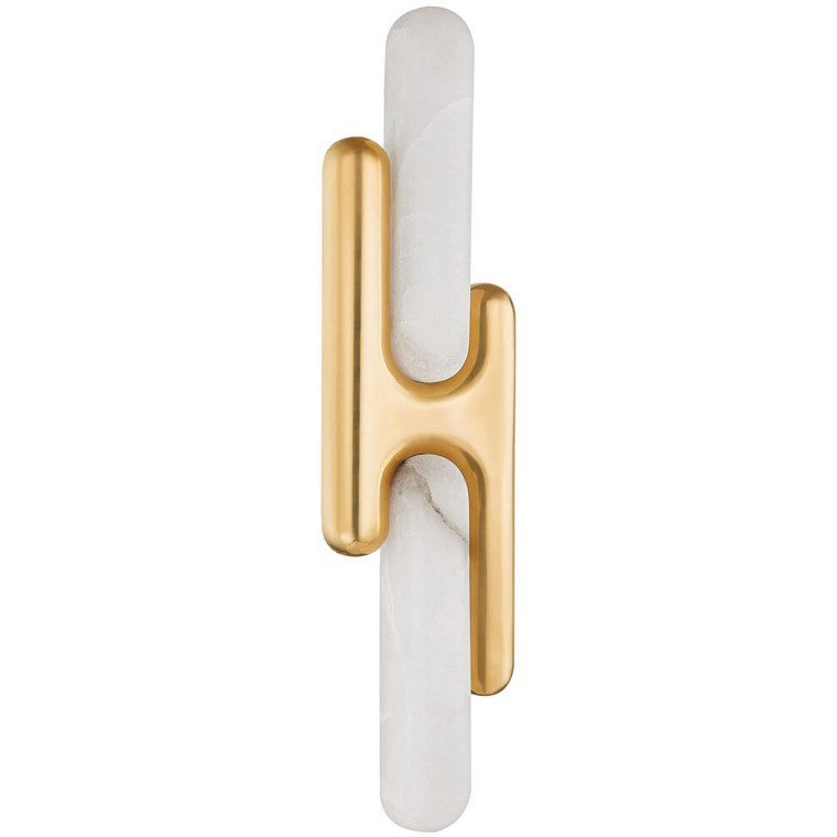 Corbett Lighting ROSALBA Wall Sconce in Vintage Brass 376-02-VB