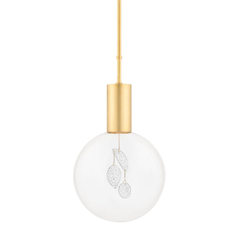 Hudson Valley Lighting Gio Pendant in Aged Brass KBS1875701S-AGB
