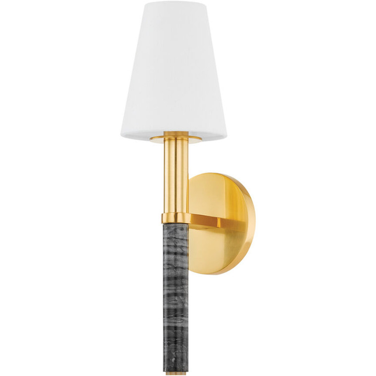 Hudson Valley Lighting Montreal Wall Sconce in Aged Brass 5616-AGB
