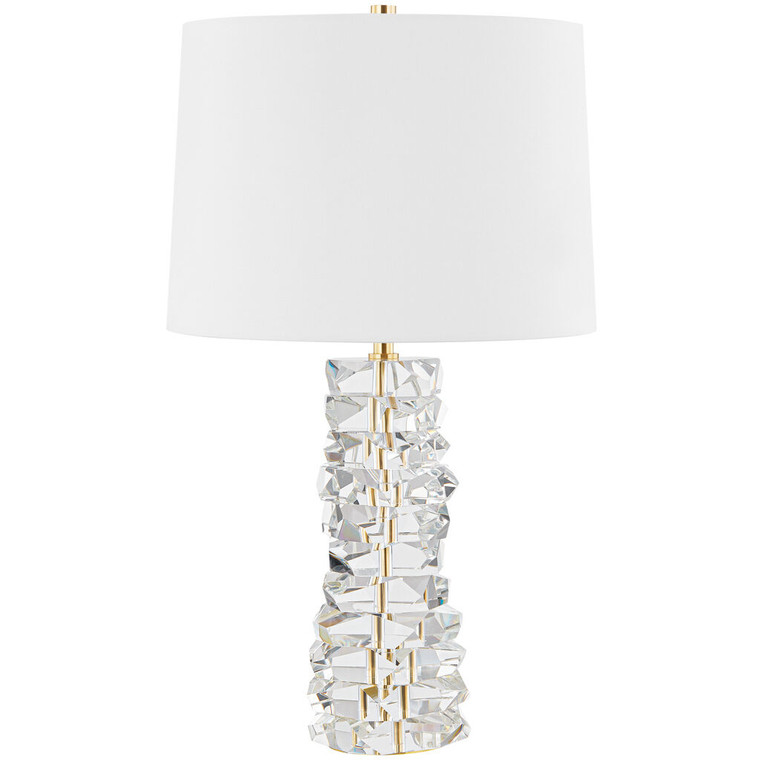 Hudson Valley Lighting Bellarie Table Lamp in Aged Brass L5929-AGB