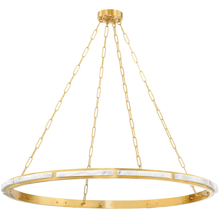 Hudson Valley Lighting Wingate Chandelier in Aged Brass 8148-AGB