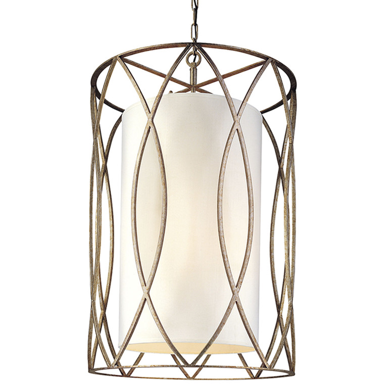 Troy Lighting 8 Light Sausalito Pendant in Silver Gold F1288SG