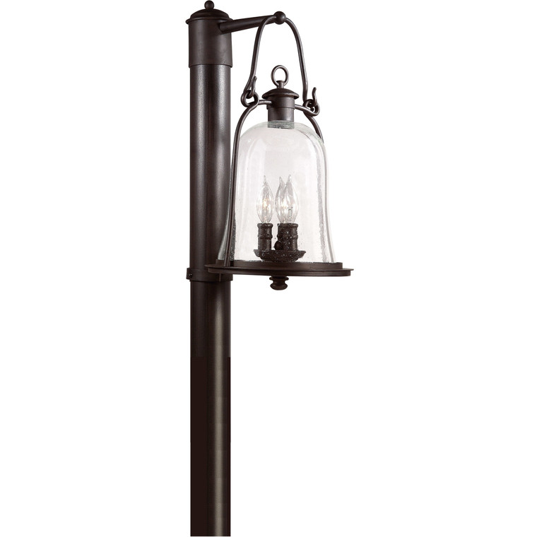 Troy Lighting 3 Light Owings Mill Post in Natural Bronze P9465NB