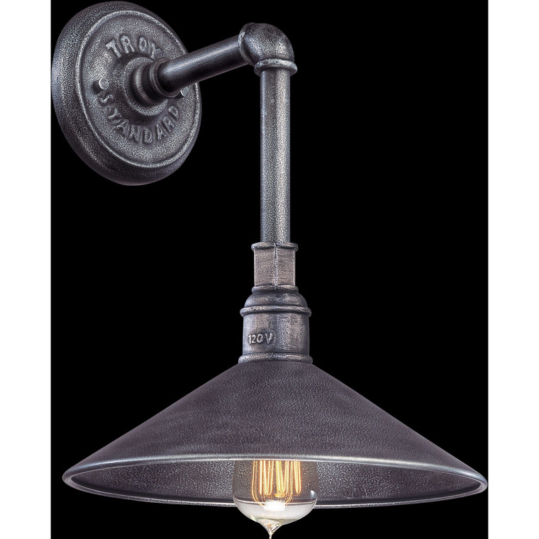 Troy Lighting 1 Light Toledo Wall Sconce in Old Silver B2771-OS