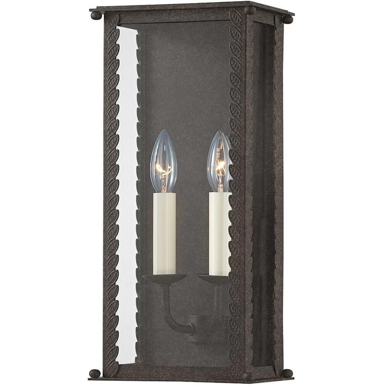 Troy Lighting 2 Light Zuma Wall Sconce in French Iron B6712-FRN