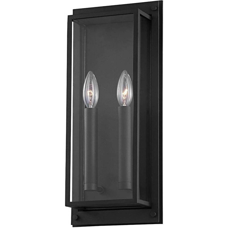 Troy Lighting 2 Light Winslow Wall Sconce in Textured Black B9102-TBK