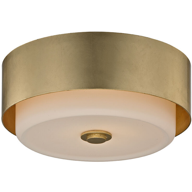 Troy Lighting 2 Light Allure Flush Mount in Gold Leaf C5661-GL