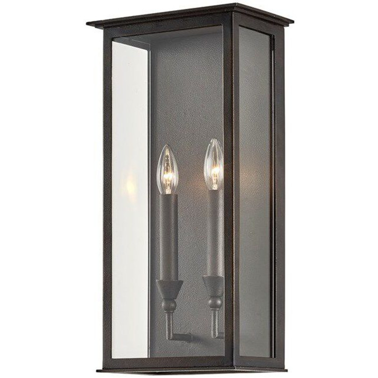 Troy Lighting 2 Light Chauncey Wall Sconce in Textured Black B6992-TBK