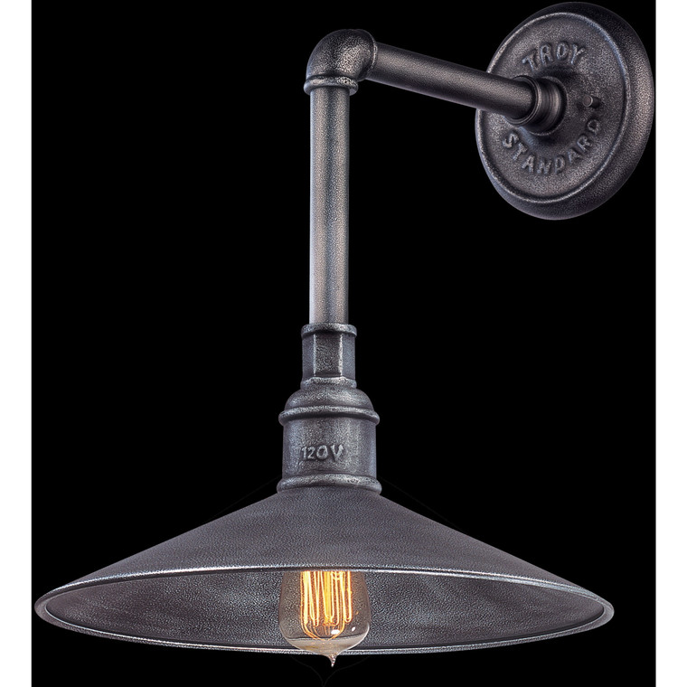 Troy Lighting 1 Light Toledo Wall Sconce in Old Silver B2772-OS