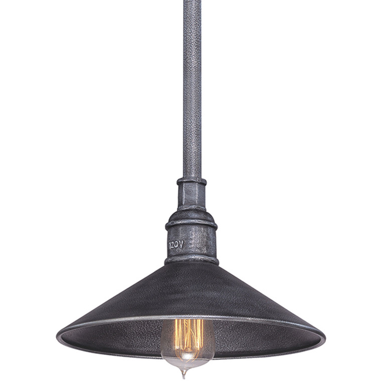 Troy Lighting 1 Light Toledo Pendant in Old Silver F2773-OS