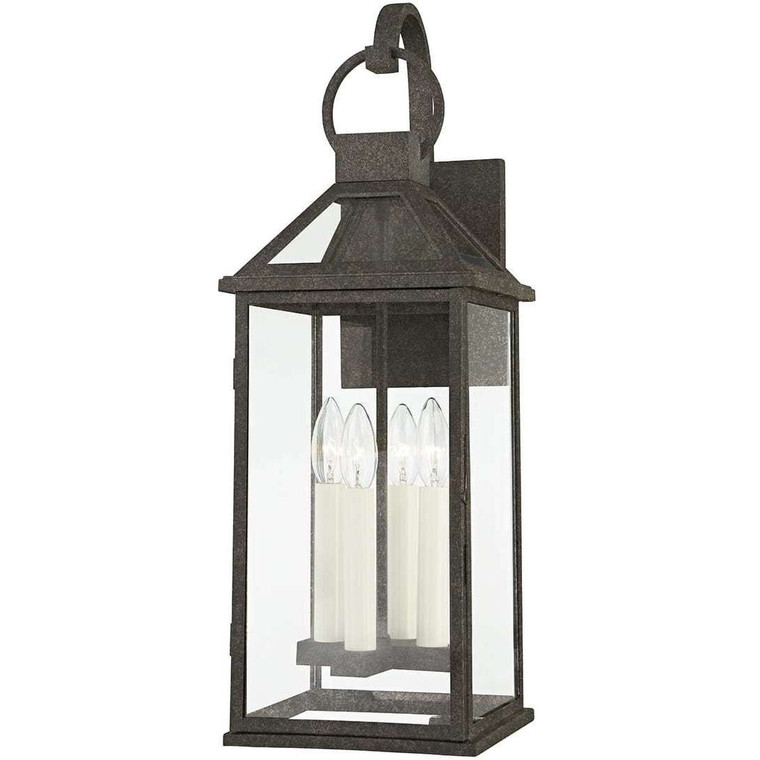 Troy Lighting 4 Light Sanders Wall Sconce in French Iron B2743-FRN