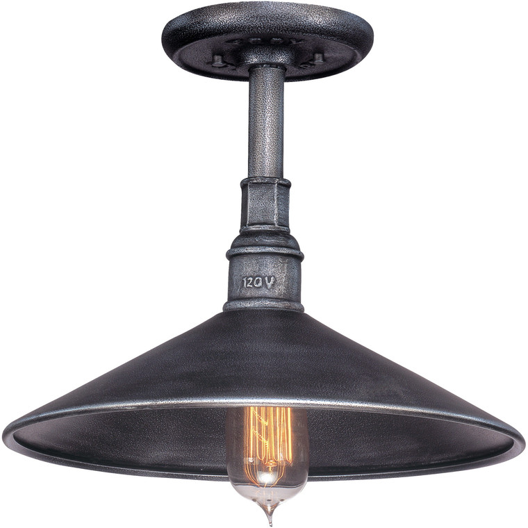 Troy Lighting 1 Light Toledo Pendant in Old Silver F2774-OS