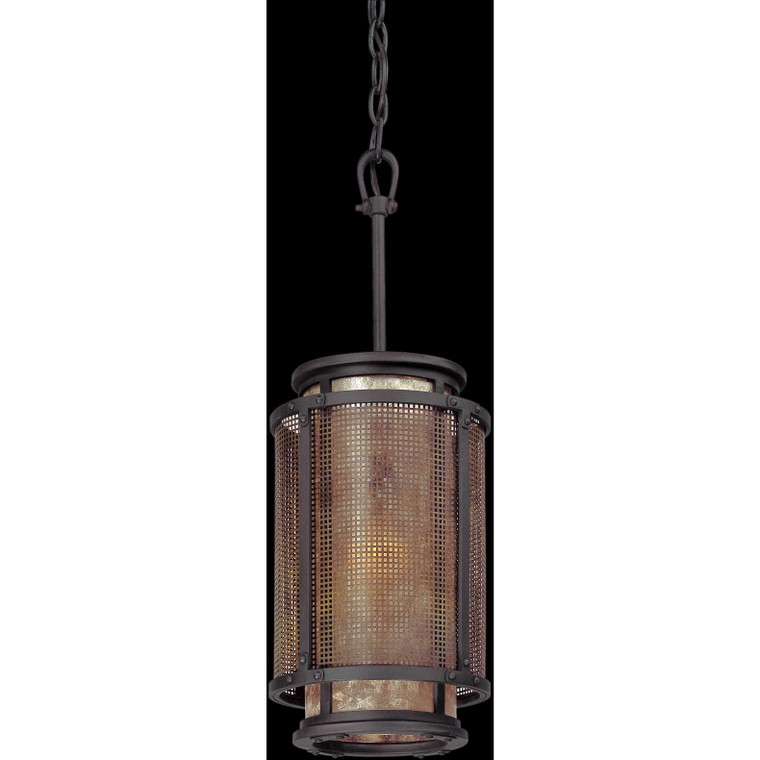 Troy Lighting 1 Light Copper Mountain Lantern in Bronze F3102-BRZ/SFB