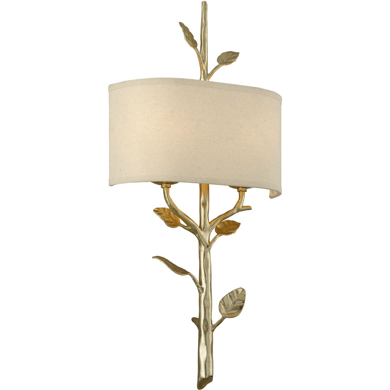Troy Lighting 2 Light Almont Wall Sconce in Gold Leaf B7172-GL