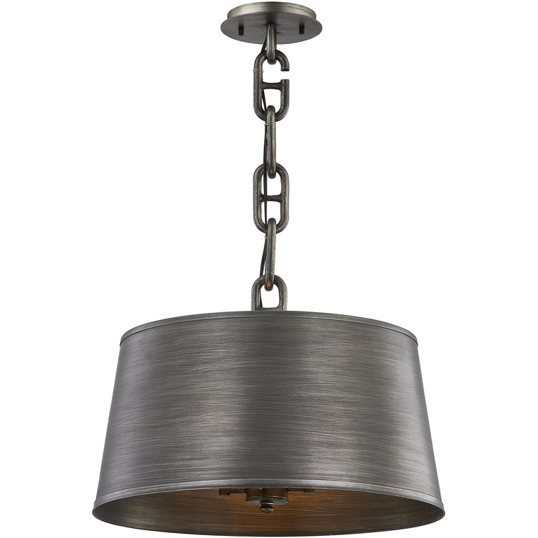 Troy Lighting 4 Light Admirals Row Pendant in Antique Pewter F7204