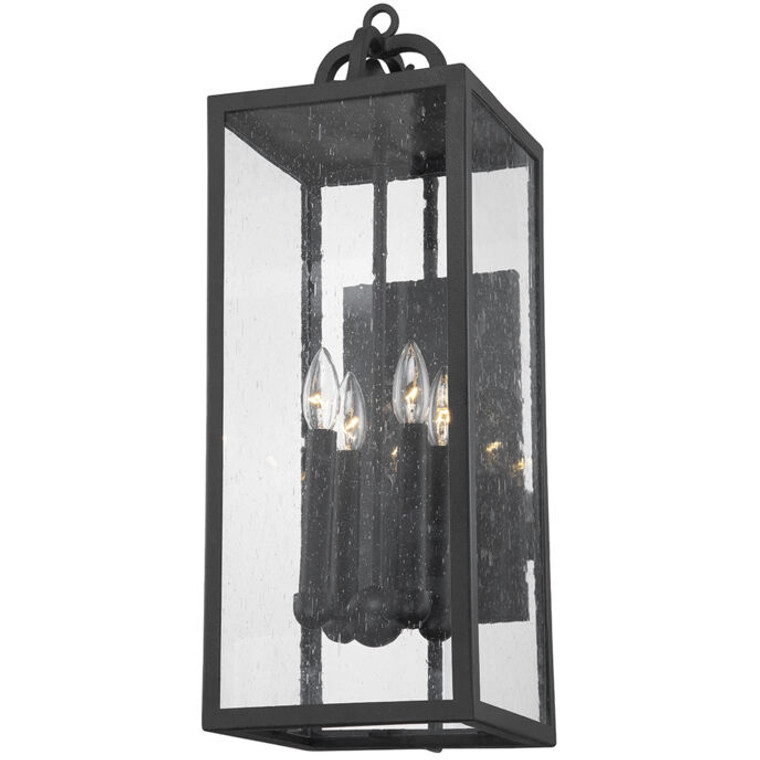 Troy Lighting 4 Light Caiden Wall Sconce in Forged Iron B2063-FOR