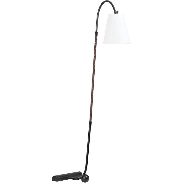 Troy Lighting 1 Light Holliston Floor Lamp in Forged Iron PFL1264-FOR