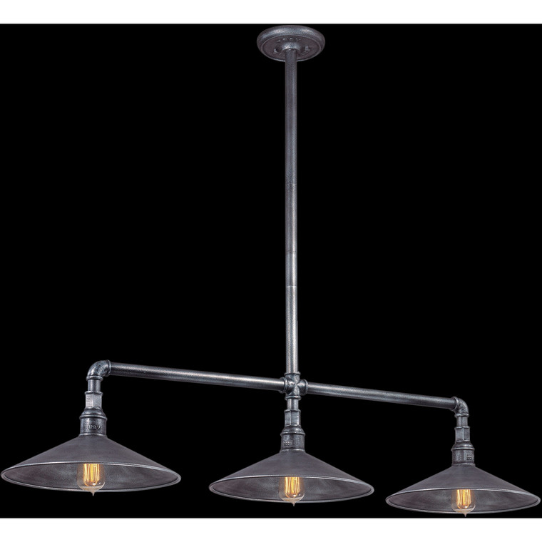 Troy Lighting 3 Light Toledo Linear in Old Silver F2776-OS