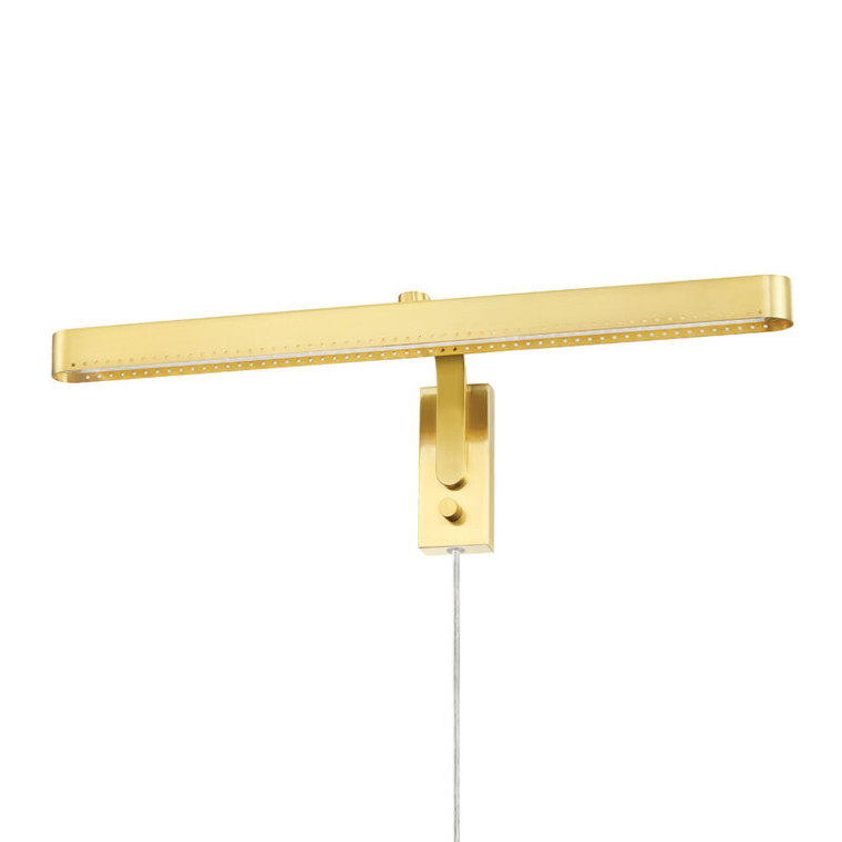 Mitzi 1 Light Plug-in Sconce in Old Bronze HL563201-OB
