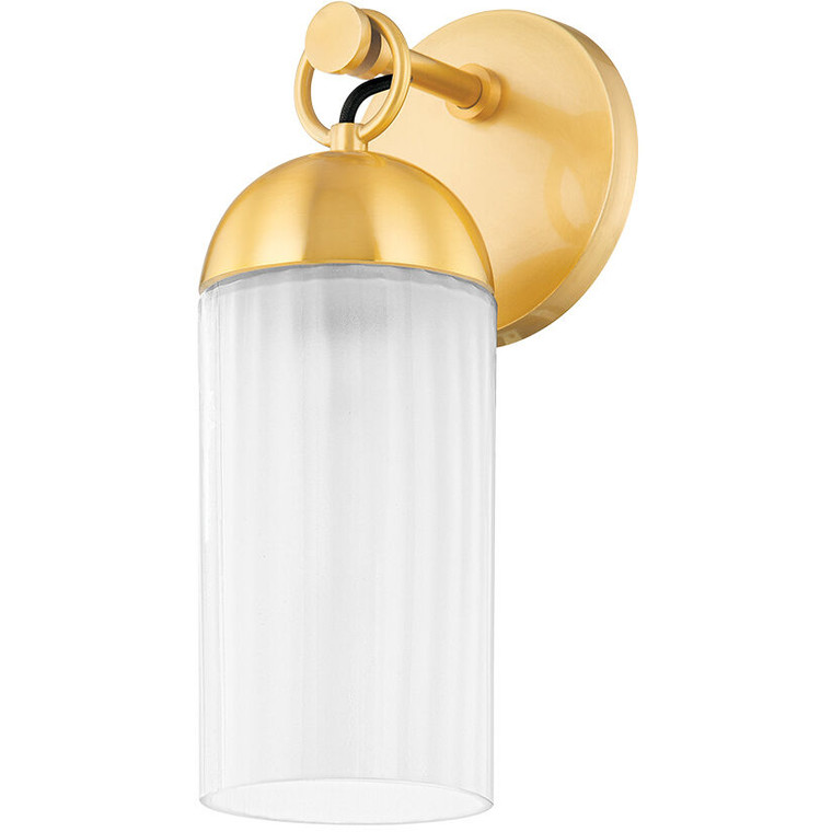 Mitzi 2 Light Wall Sconce in Aged Brass H780102-AGB