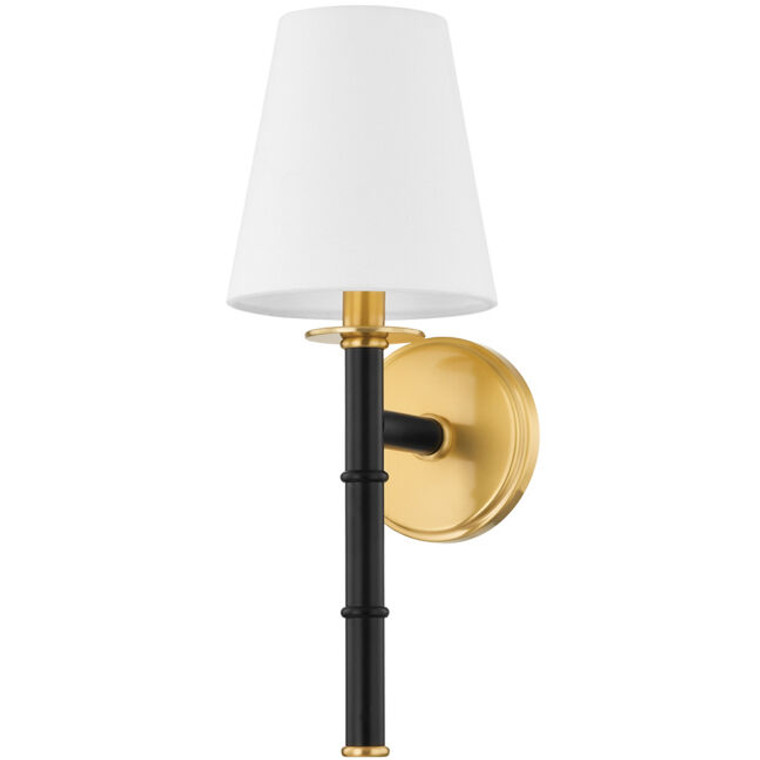 Mitzi 1 Light Wall Sconce in Aged Brass H759101-AGB/SBK