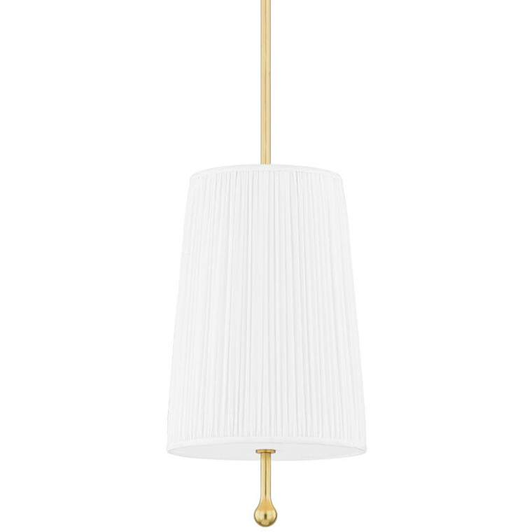 Mitzi 1 Light Pendant in Aged Brass H748701-AGB
