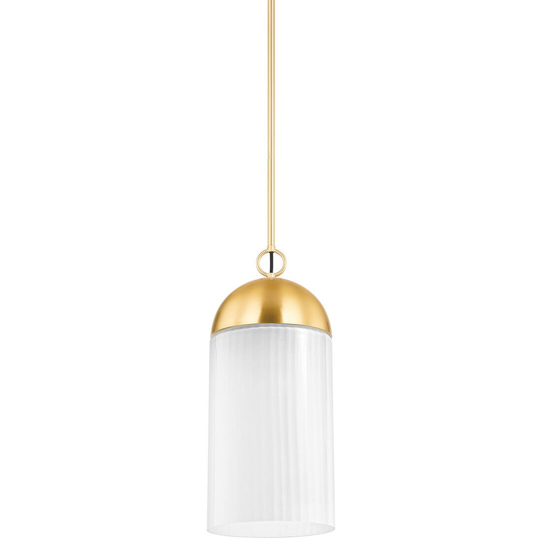 Mitzi 1 Light Pendant in Aged Brass H824701S-AGB