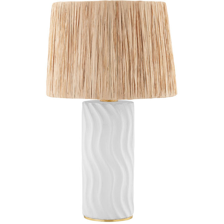 Mitzi 1 Light Table Lamp in Aged Brass HL722201-AGB/CWW