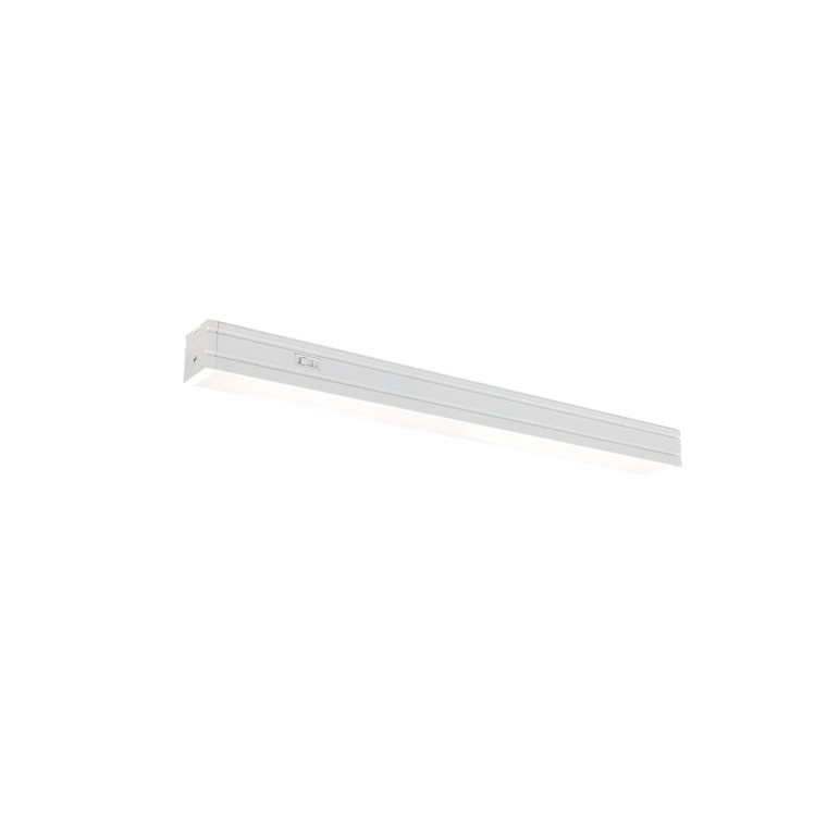 Nora Lighting 12" Bravo FROST Tunable White LED Linear, 3000/3500/4000K, White NUDTW-9812/W