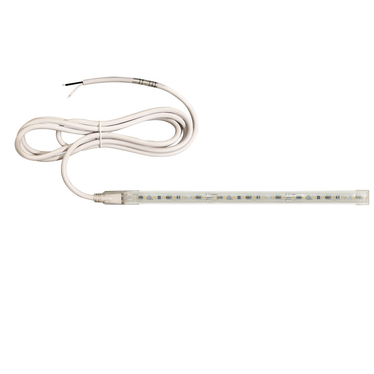 Nora Lighting Custom Cut 11-ft, 8-in 120V Continuous LED Tape Light, 330lm / 3.6W per foot, 3000K, w/ Mounting Clips and 8' Hardwired Power Cord NUTP13-W11-8-12-930/HW