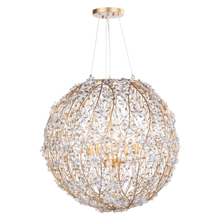 Regina Andrew Cheshire Chandelier Large (Gold Leaf) 16-1173GL