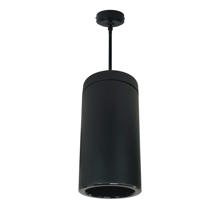 Nora Lighting 6" CYL PENDANT 1500L 27K  REF. MED. BLK/BLK FLANGE 120-277V 0-10V BLK CYL NYLS2-6P15127MBBB6