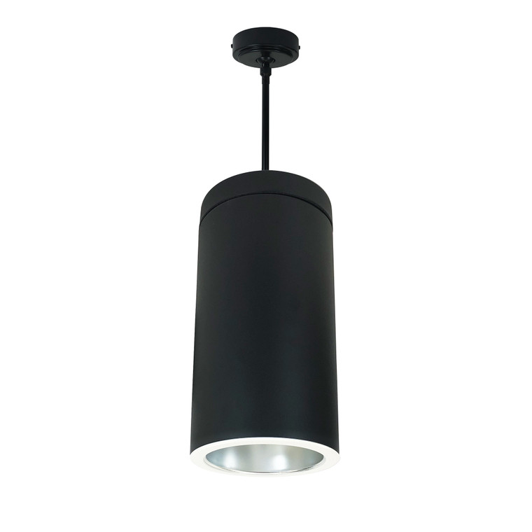 Nora Lighting 6" CYL PENDANT 1500L 30K REF. MED. FLD, DIFF/WHT FLANGE, 120V, 0-10V, BLK CYL NYLS2-6P15130MDWB6