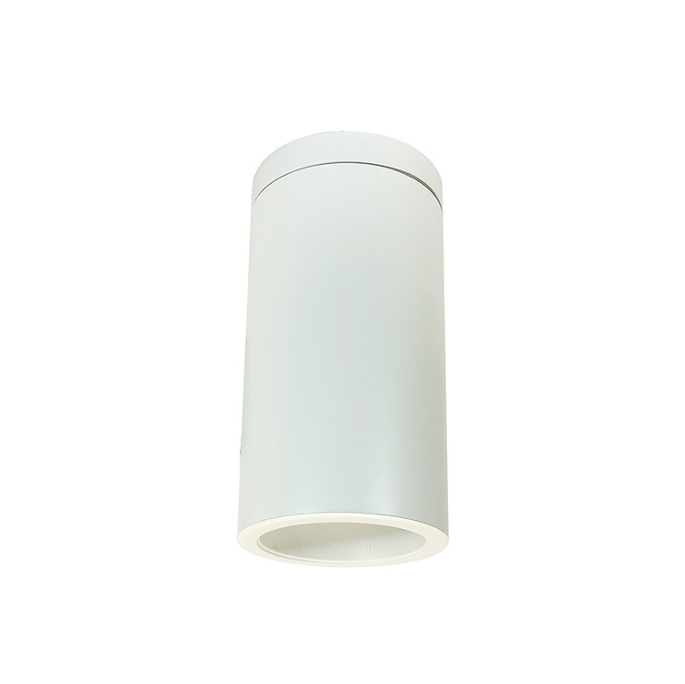 Nora Lighting 6" CYL SURFACE 2500L 40K REF. FLOOD. WHT/WHT FLANGE 120-277V 0-10V WHT CYL NYLS2-6S25140FWWW6