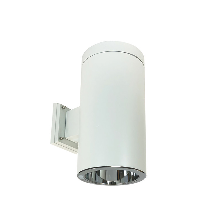 Nora Lighting 6" CYL WALL MNT 3500L 35K REF. MED FLD. CLEAR/CLEAR FLANGE 120-277V 0-10V WH CYL NYLS2-6W35135MCCW6