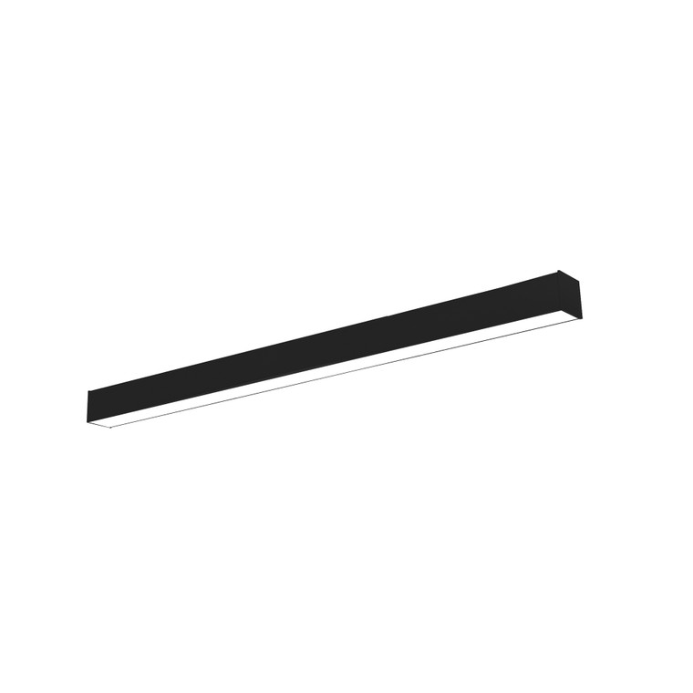 Nora Lighting 4' L-Line LED Direct Linear w/ Selectable Wattage & CCT, Black Finish NLINSW-4334B