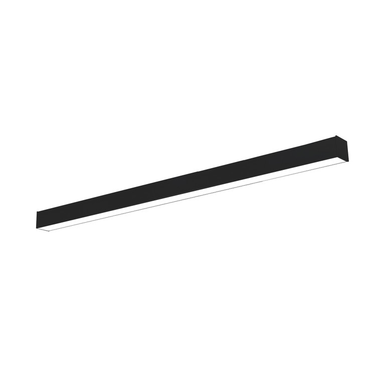 Nora Lighting 8' L-Line LED Direct Linear w/ Selectable Wattage & CCT, Black Finish NLINSW-8334B