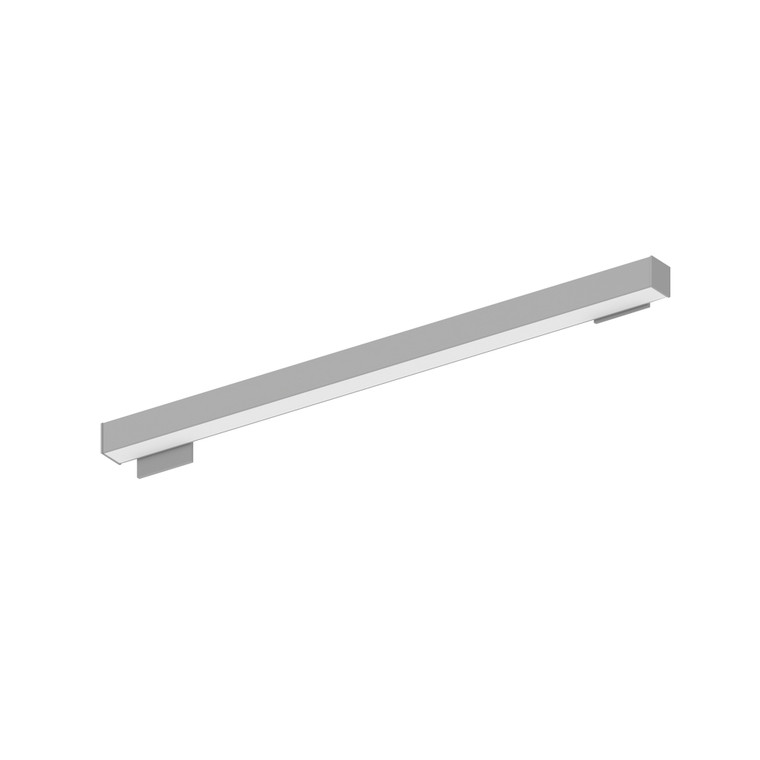Nora Lighting 4' L-Line LED Wall Mount Linear, 4200lm / 3000K, 4"x4" Left Plate & 2"x4" Right Plate, Left Power Feed, Aluminum Finish NWLIN-41030A/L4P-R2