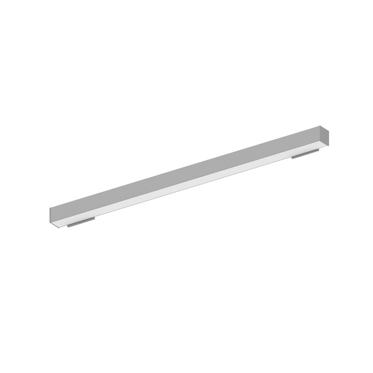 Nora Lighting 4' L-Line LED Wall Mount Linear, 4200lm / 4000K, 2"x4" Left Plate & 2"x4" Right Plate, Aluminum Finish NWLIN-41040A/L2-R2