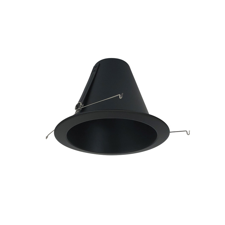 Nora Lighting 6" Air-Tight Aluminum Cone Reflector, Black NTM-710BBAL