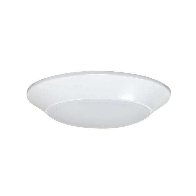 Nora Lighting 4" AC Opal LED Surface Mount, 700lm / 10W, Selectable CCT, White finish NLOPAC-R4TWW