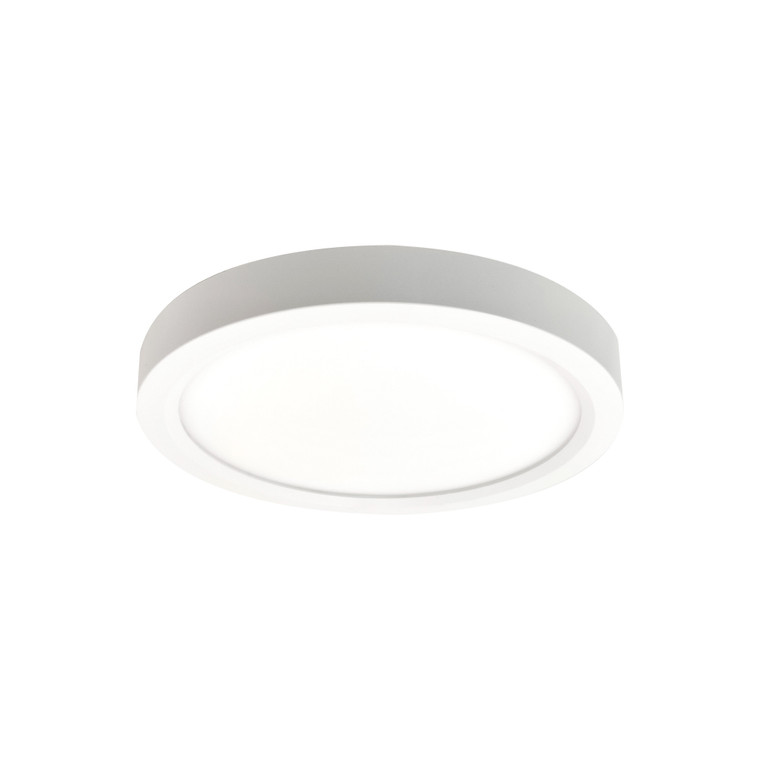 Nora Lighting 8" wELO LED Surface Mount, 1079lm / 15W, 3500K, 80+ CRI, 120-277V; 0-10V, White NWELO-8R35WLE4