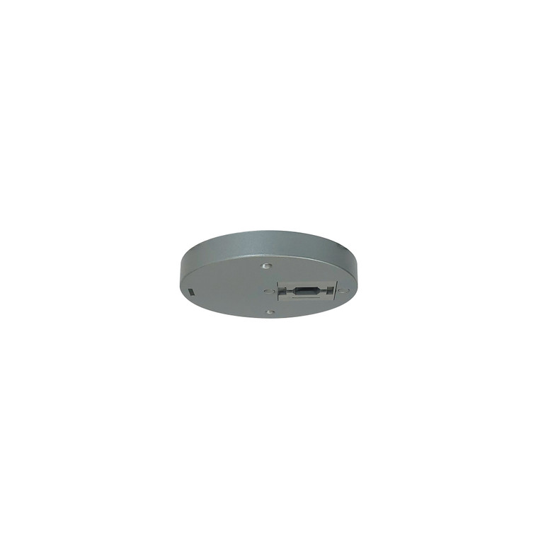 Nora Lighting Round Monopoint Canopy for Aiden Track Head (NTE-850), Silver NT-379S