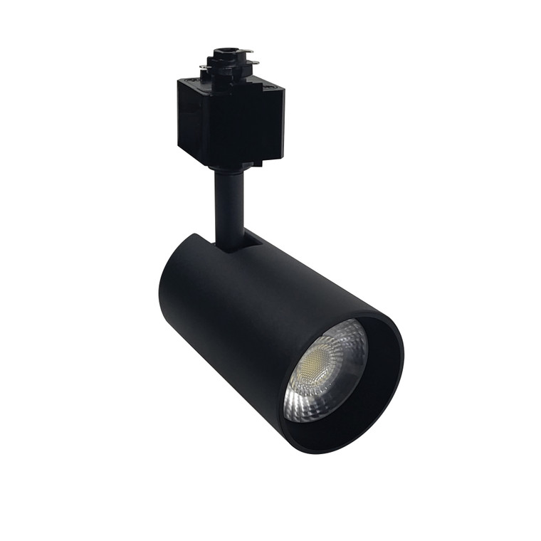 Nora Lighting MAX Mini LED Track Head, 1000lm / 13W, 3000K, Narrow Flood optic, Black finish NTE-864L930NB